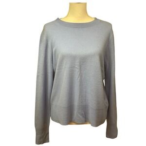 J. Crew Periwinkle Cashmere Crewneck Sweater, preppy, classic, capsule wardrobe